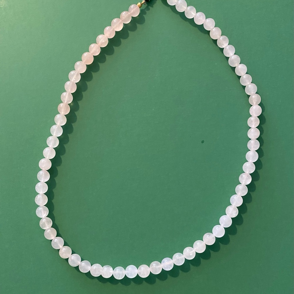 Vintage Rose Quartz necklace